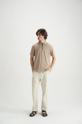 Pebble Brown Polo Shirt
