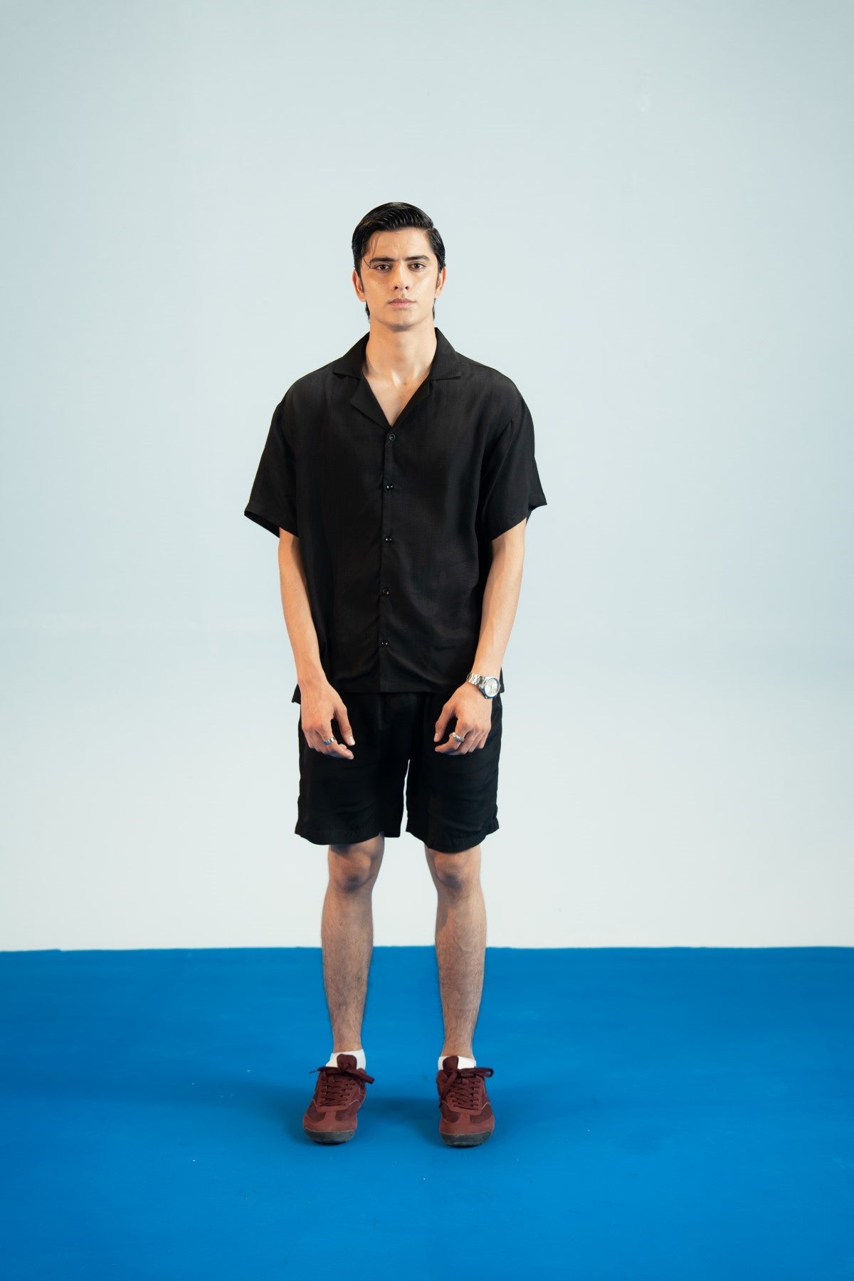 Self Textured Shorts Main image