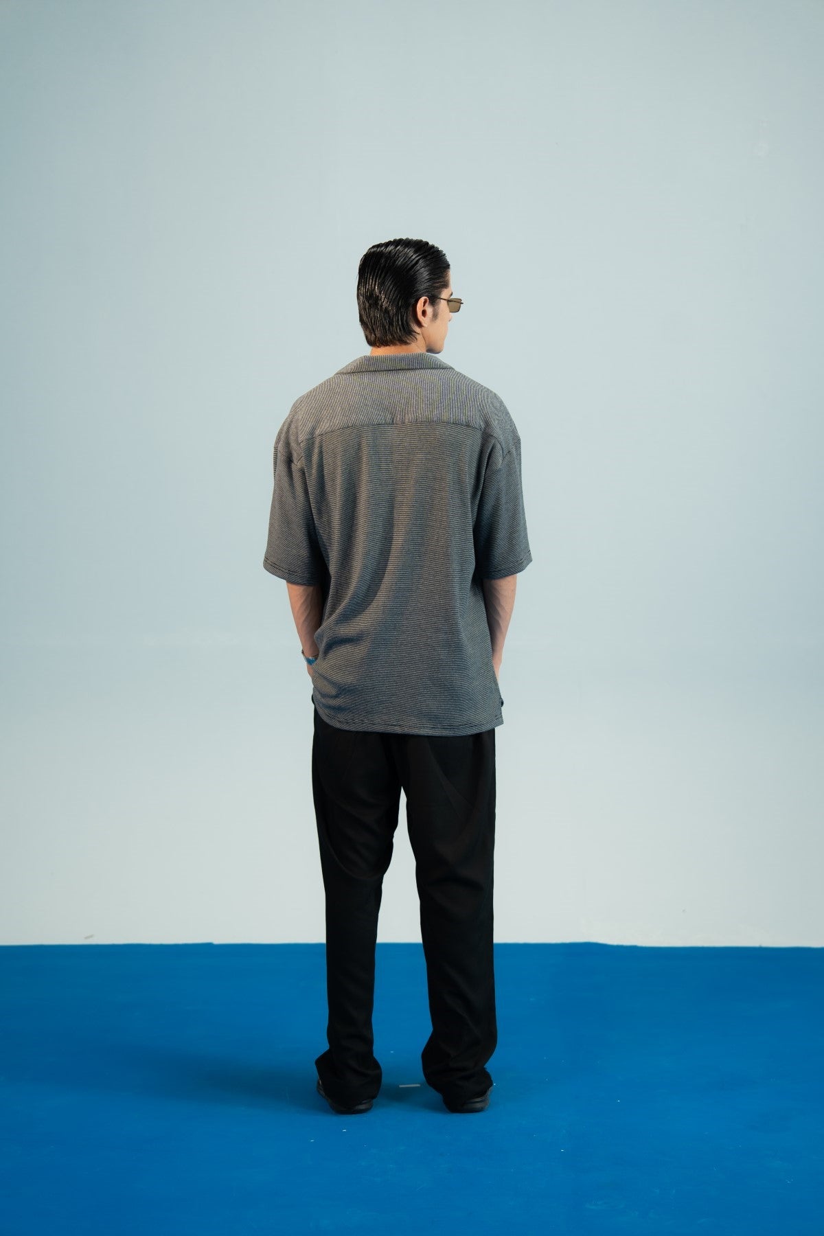 Black N White Jersey Resort Shirt