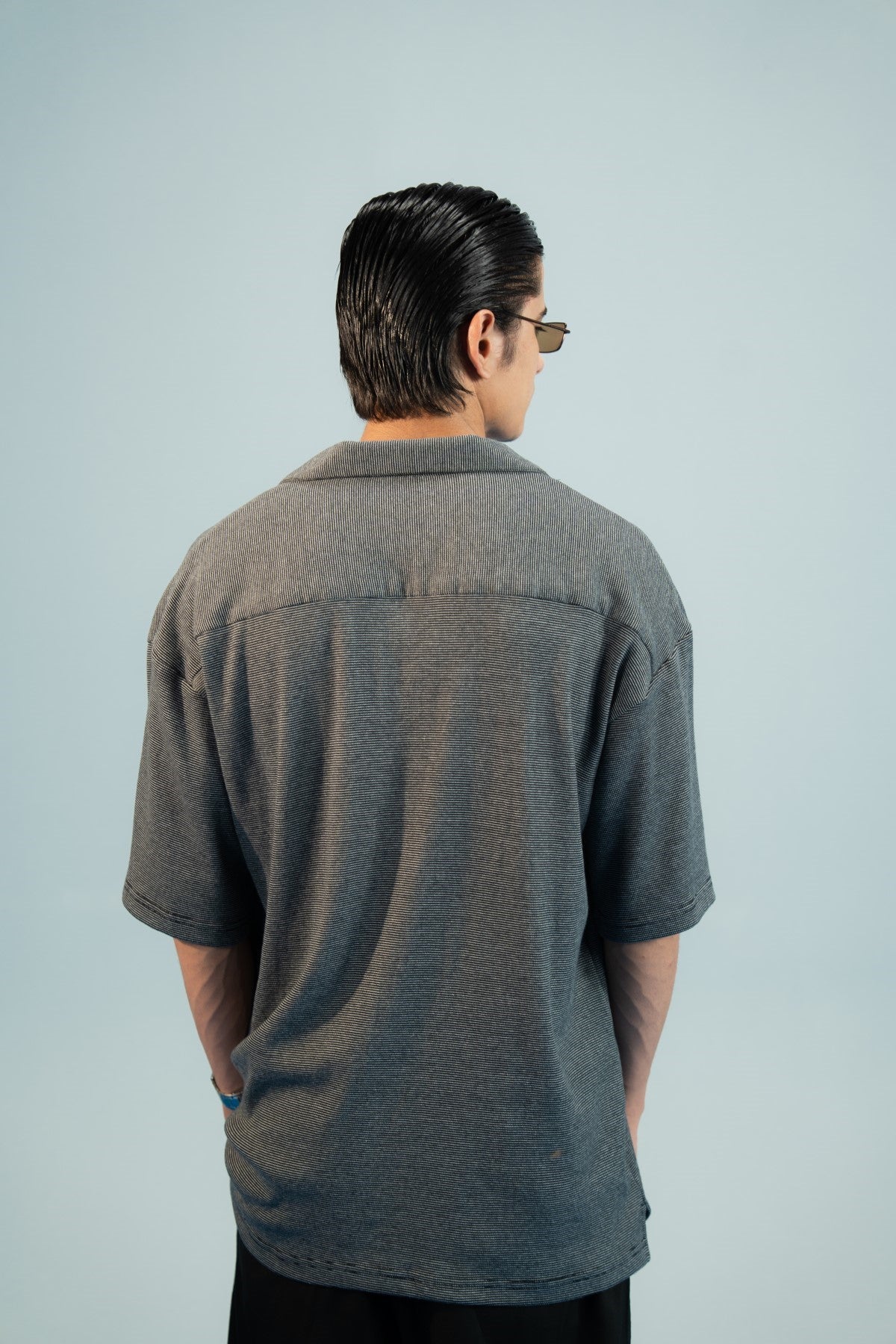 Black N White Jersey Resort Shirt