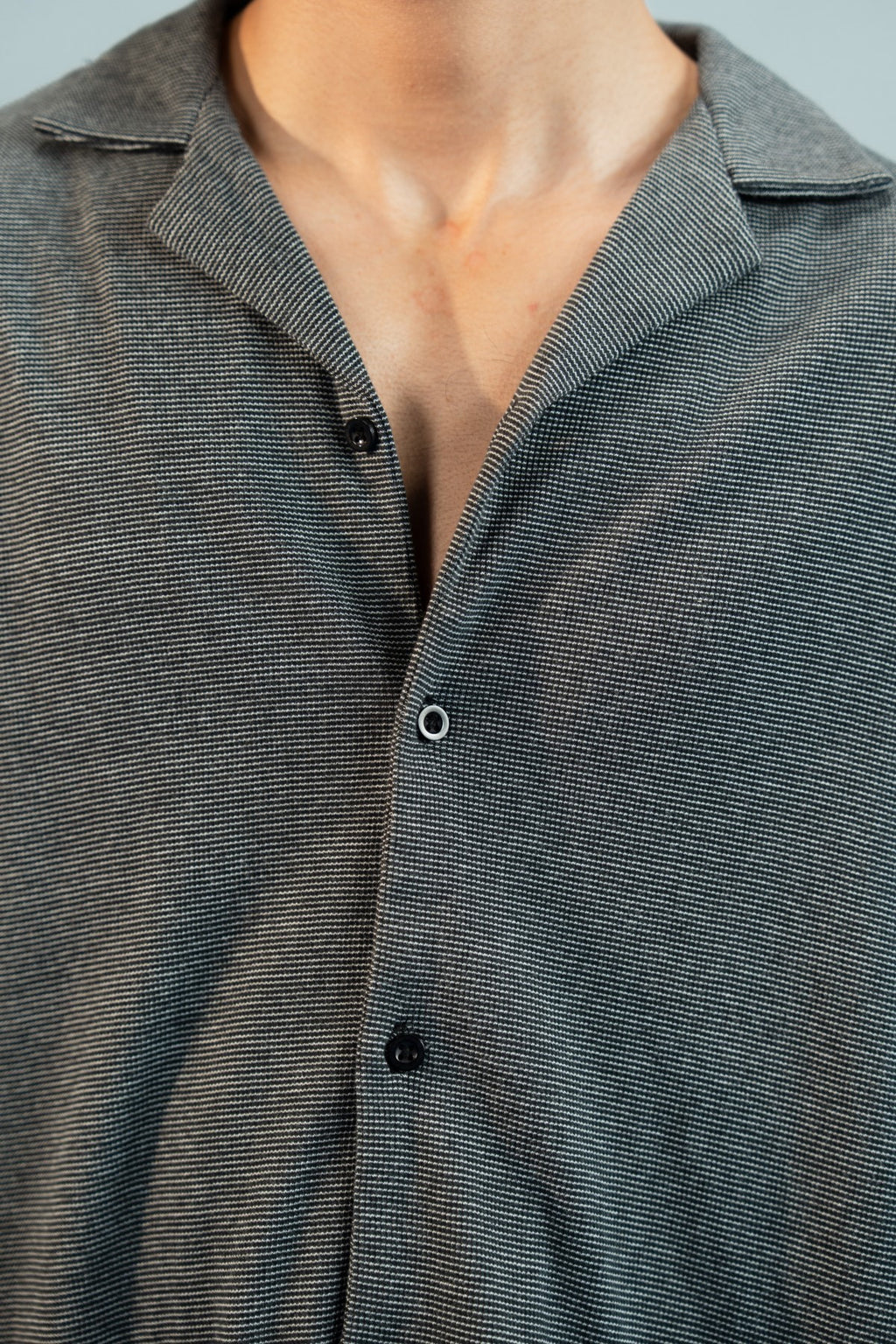 Black N White Jersey Resort Shirt