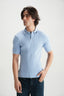 Blue Glow Jacquard Polo