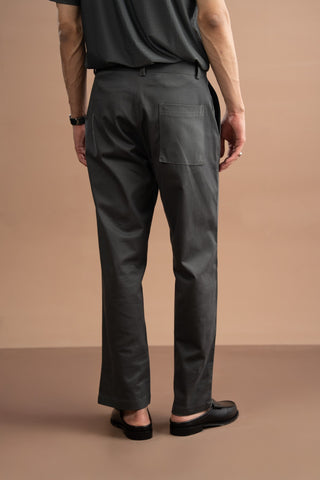 Regular Fit Pants - Grey Sand
