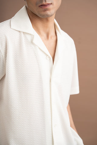 Resort Collar Shirt - White