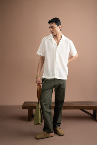 Resort Collar Shirt - White