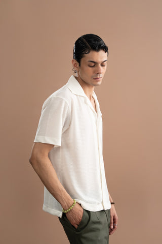 Resort Collar Shirt - White