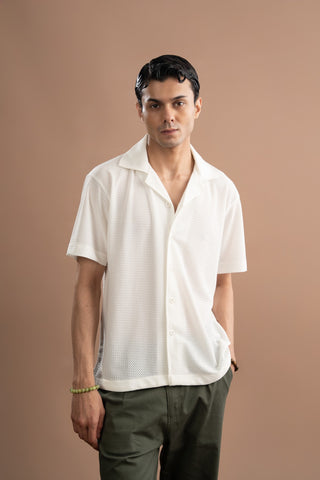 Resort Collar Shirt - White