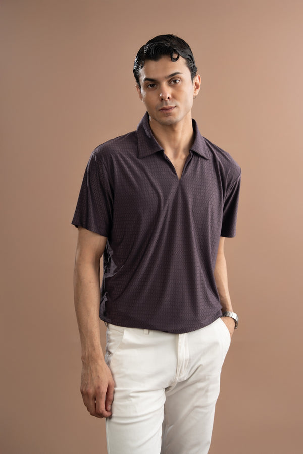 Polo Shirt - Plum