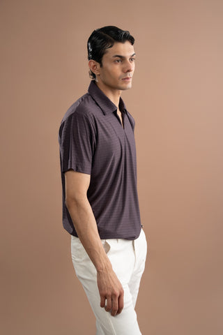 Polo Shirt - Plum