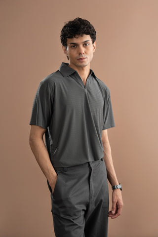 Polo Shirt - Charcoal Grey
