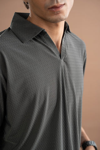 Polo Shirt - Charcoal Grey