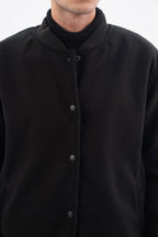 Suede Faux Bomber Jacket