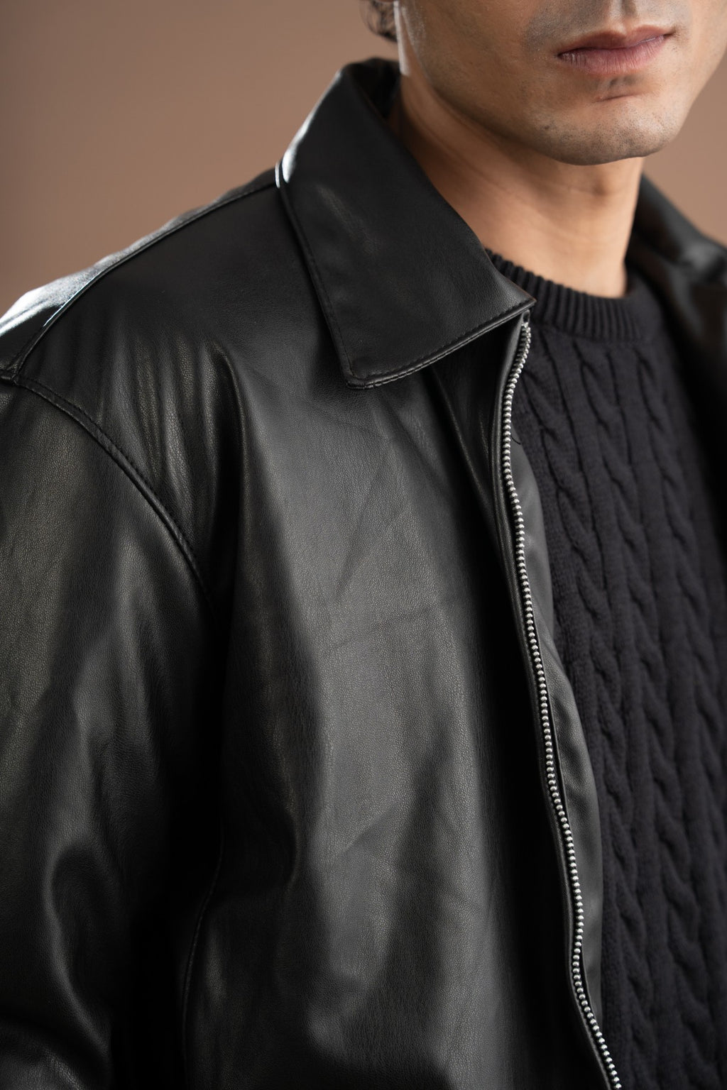 Leather Jacket - Black