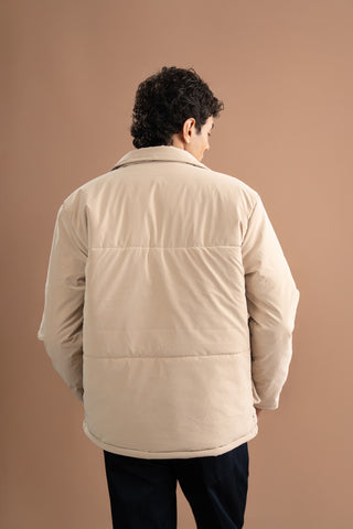 Parachute Puffer Jacket - Sand Shell