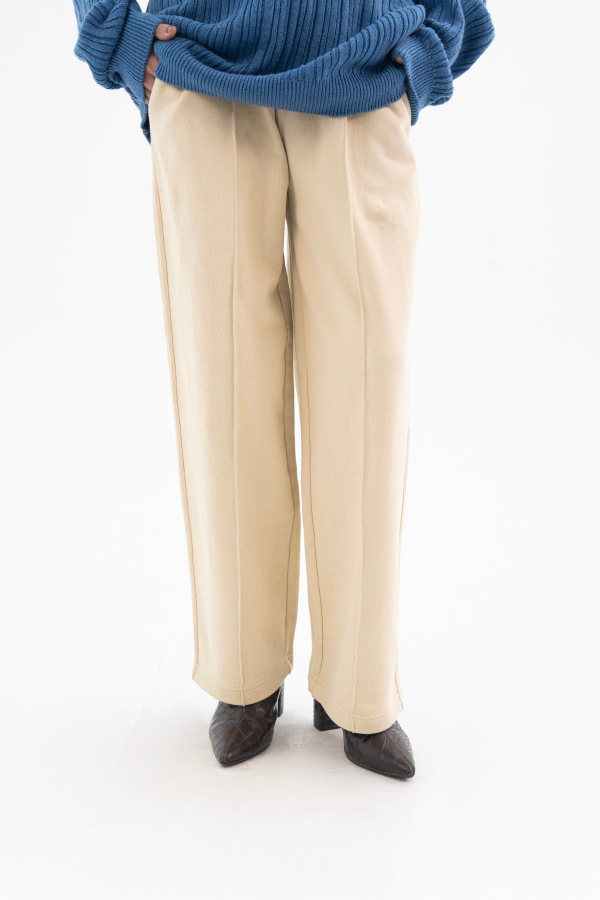 Wide Leg Trousers - Women