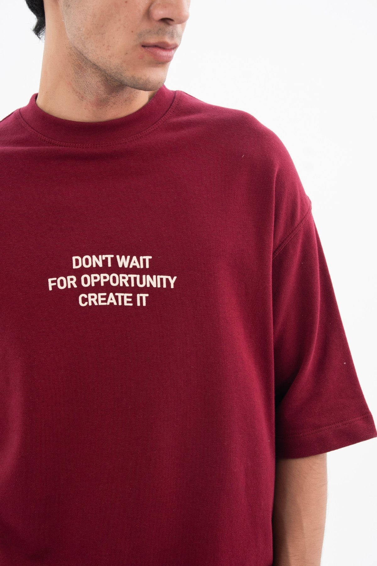 T-Shirt With Puff Printing Secondary image