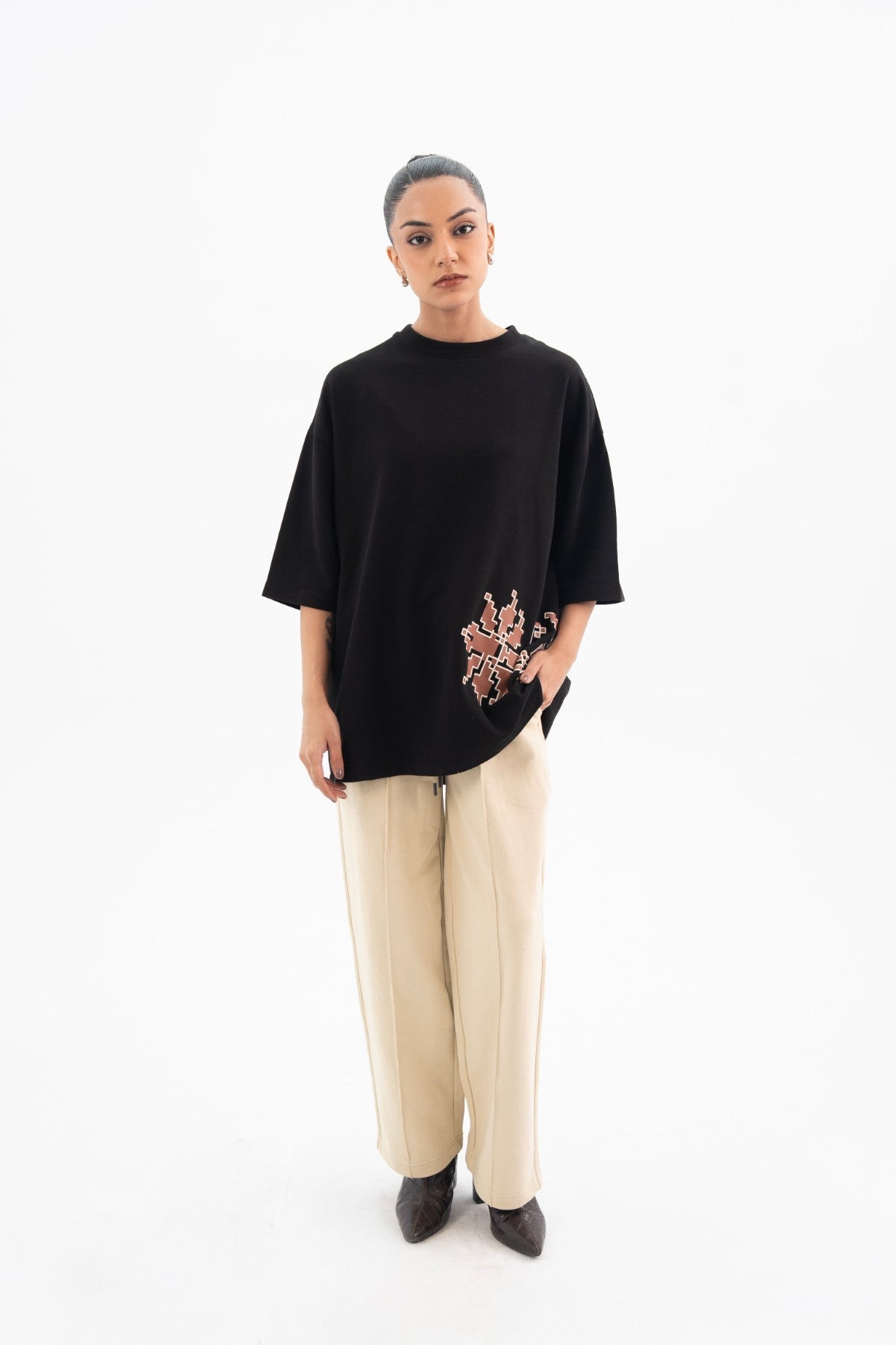 Puff Printed T-Shirt - Women