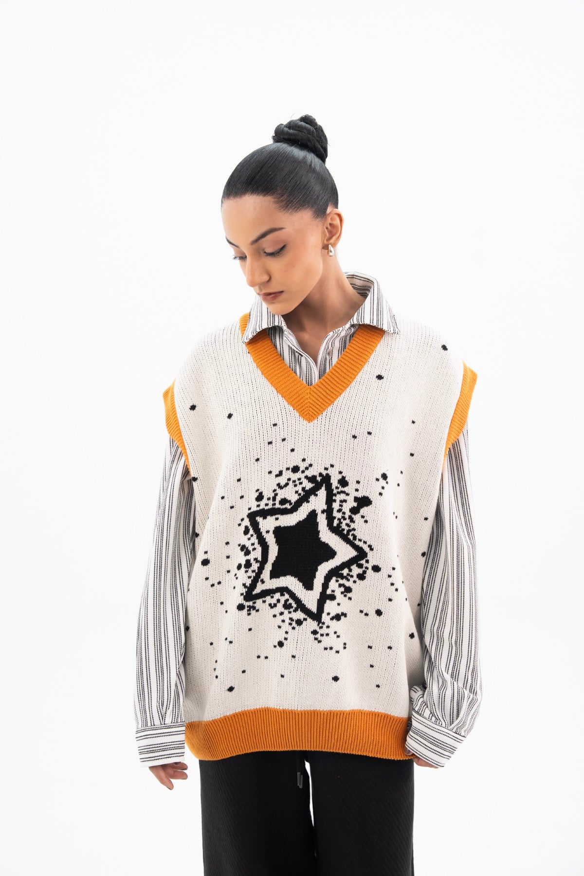 Starbust Sweater Vest - Women
