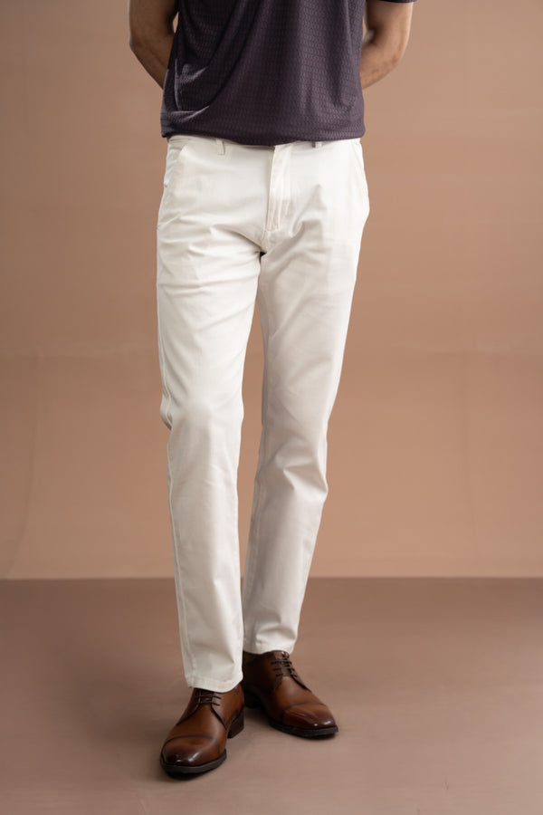 White Chino pants