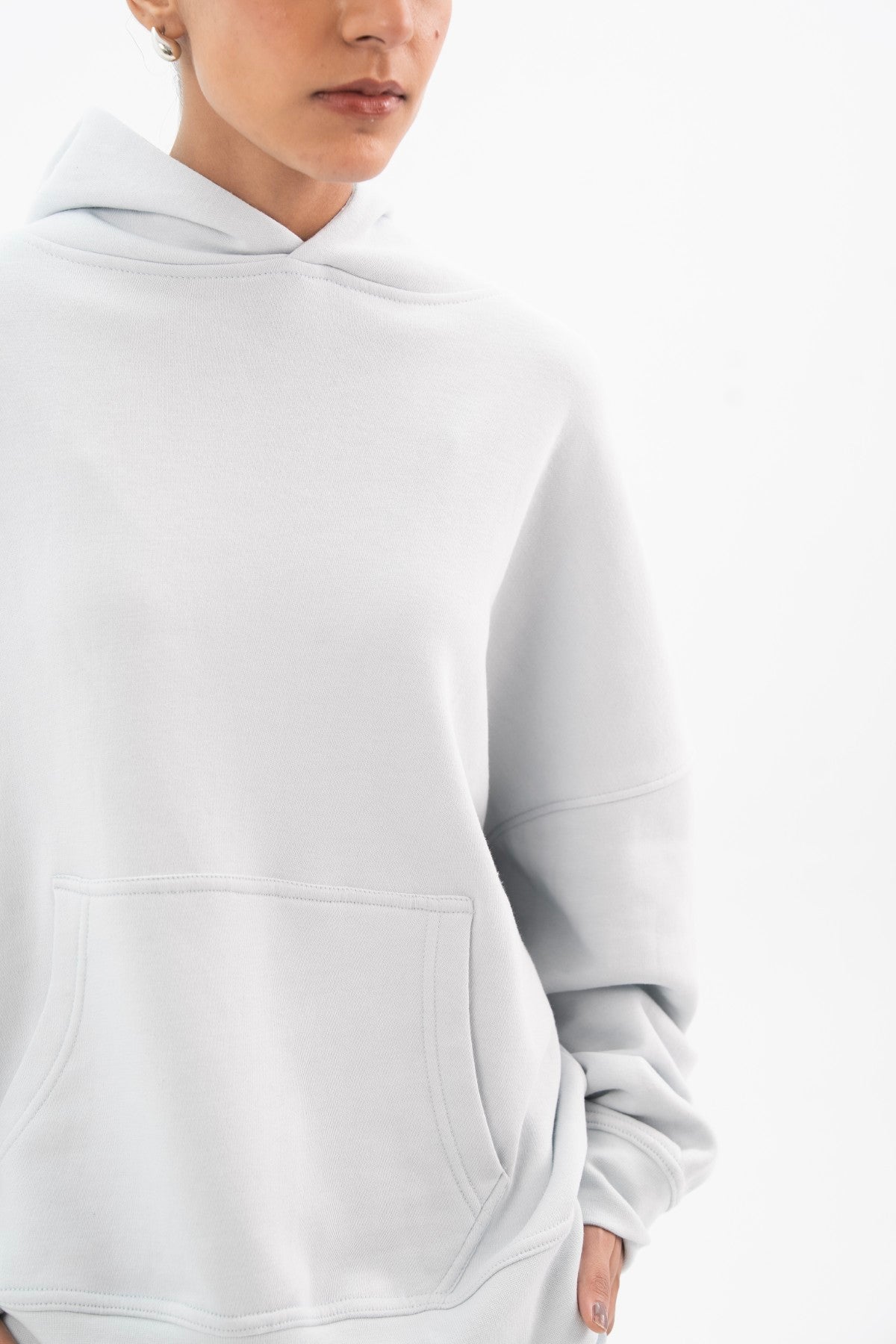 Hoodie With Spray - Effect - Women