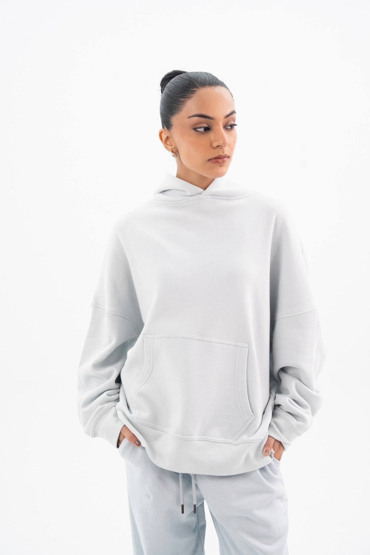 Hoodie With Spray - Effect - Women