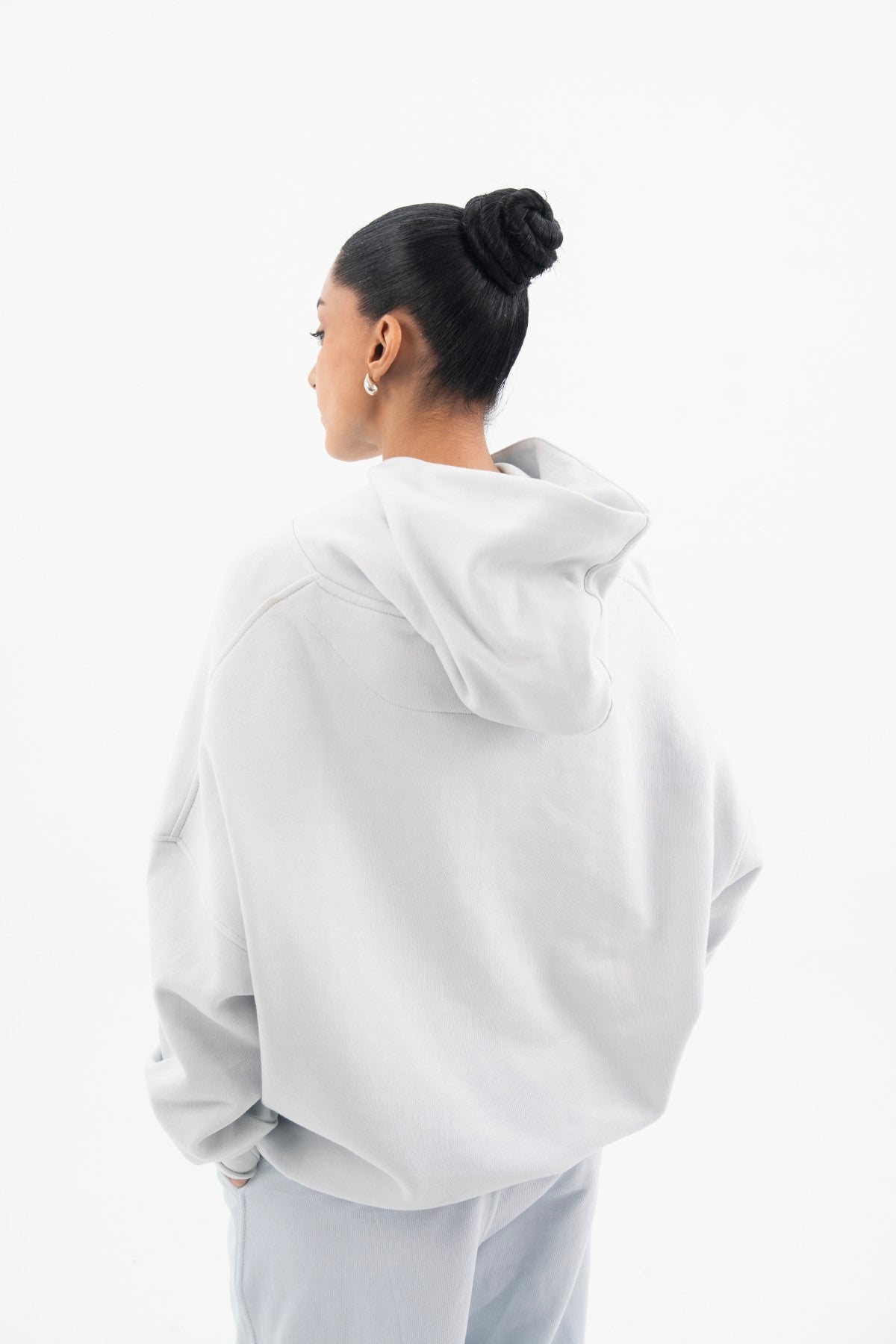 Hoodie With Spray - Effect - Women