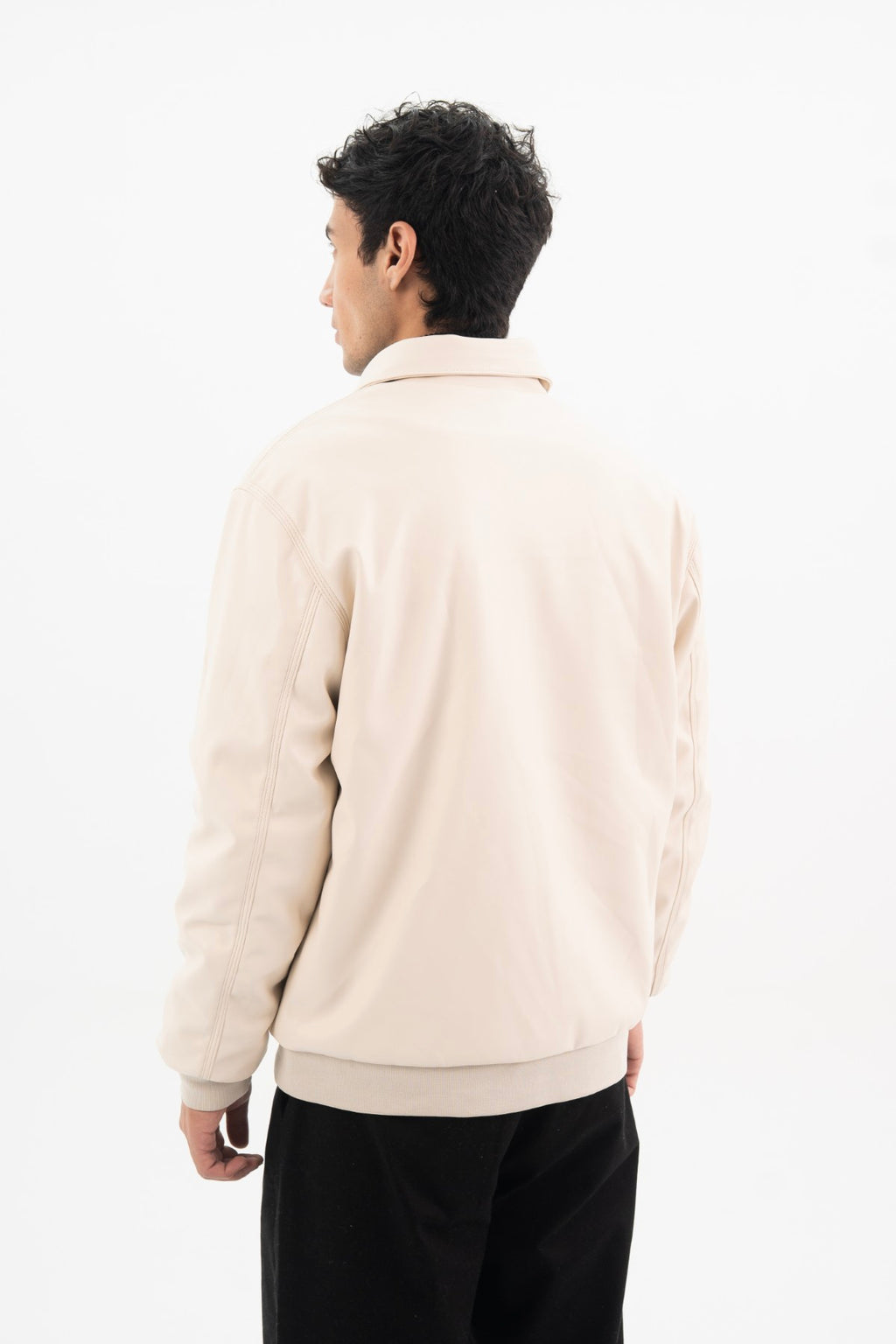 White Leather Jacket