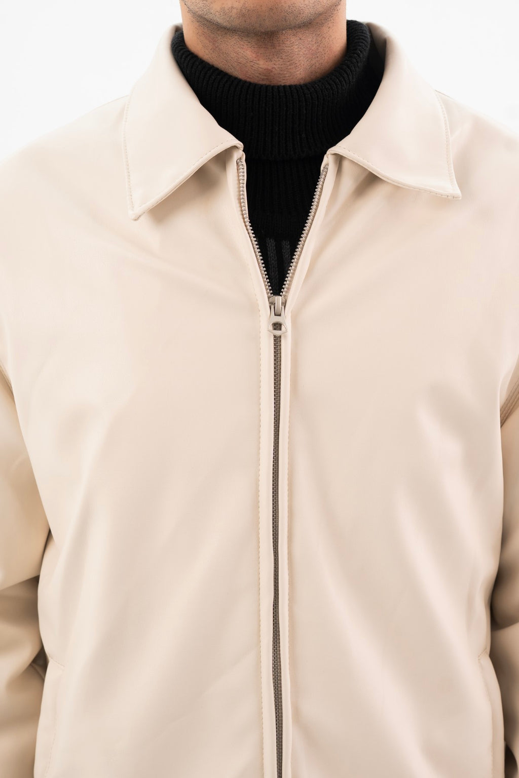 White Leather Jacket