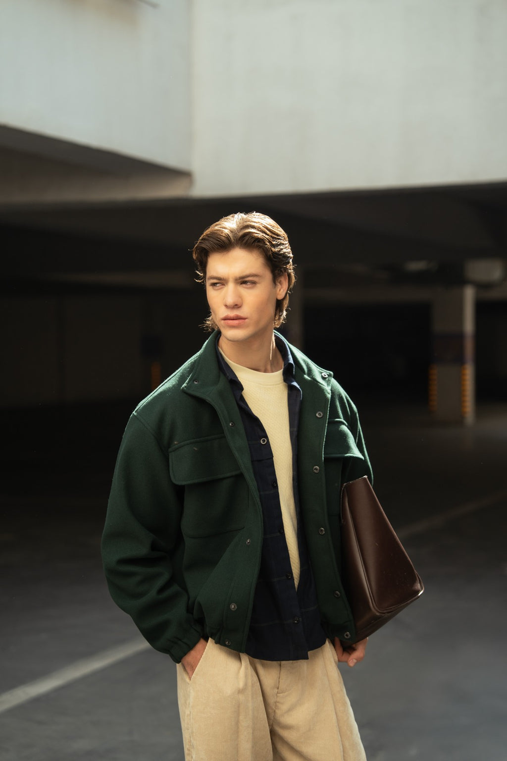 Green Trekking Shacket