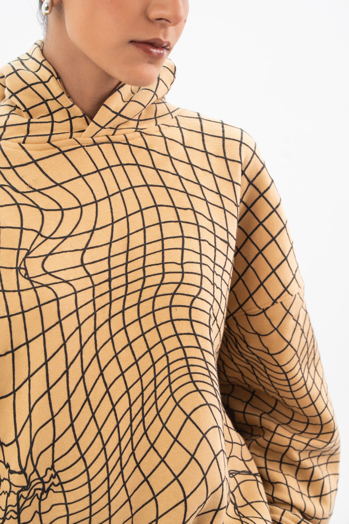 Puff Printed Hoodie - Women