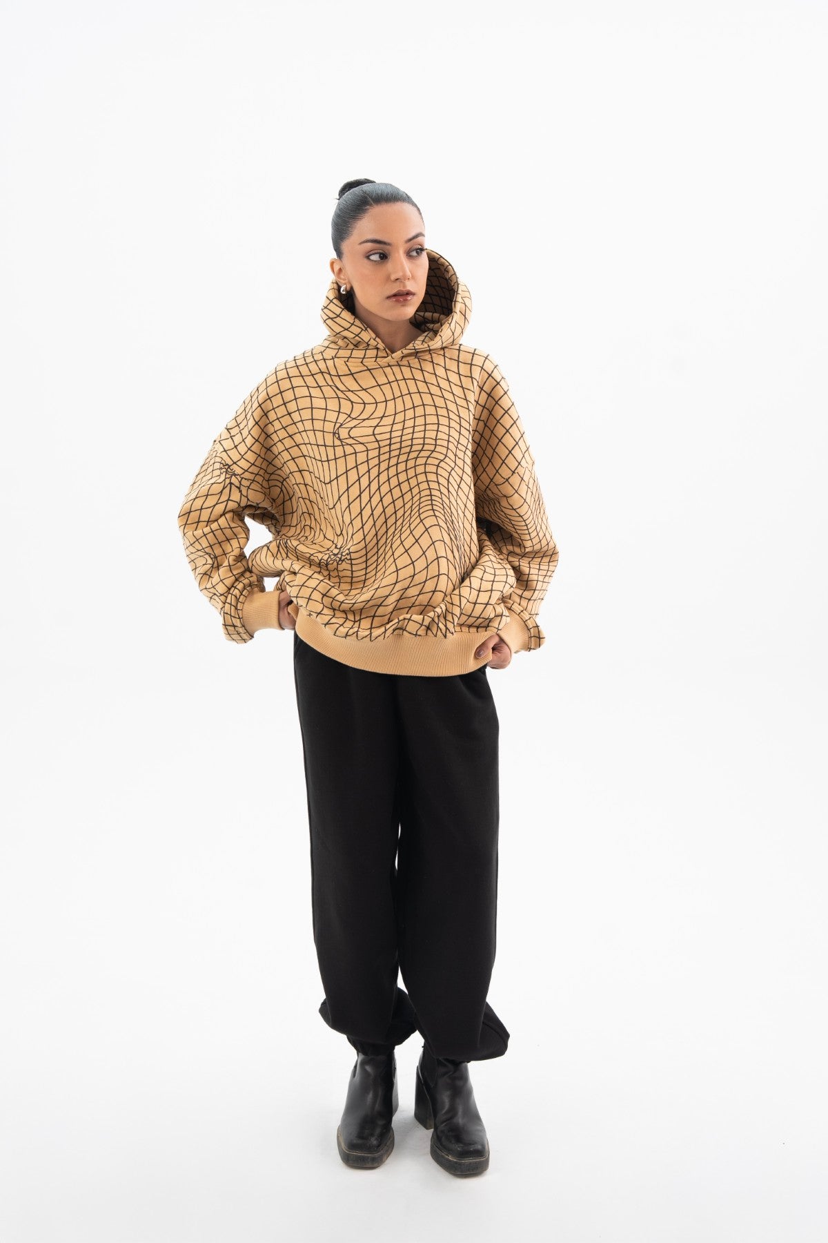 Puff Printed Hoodie - Women