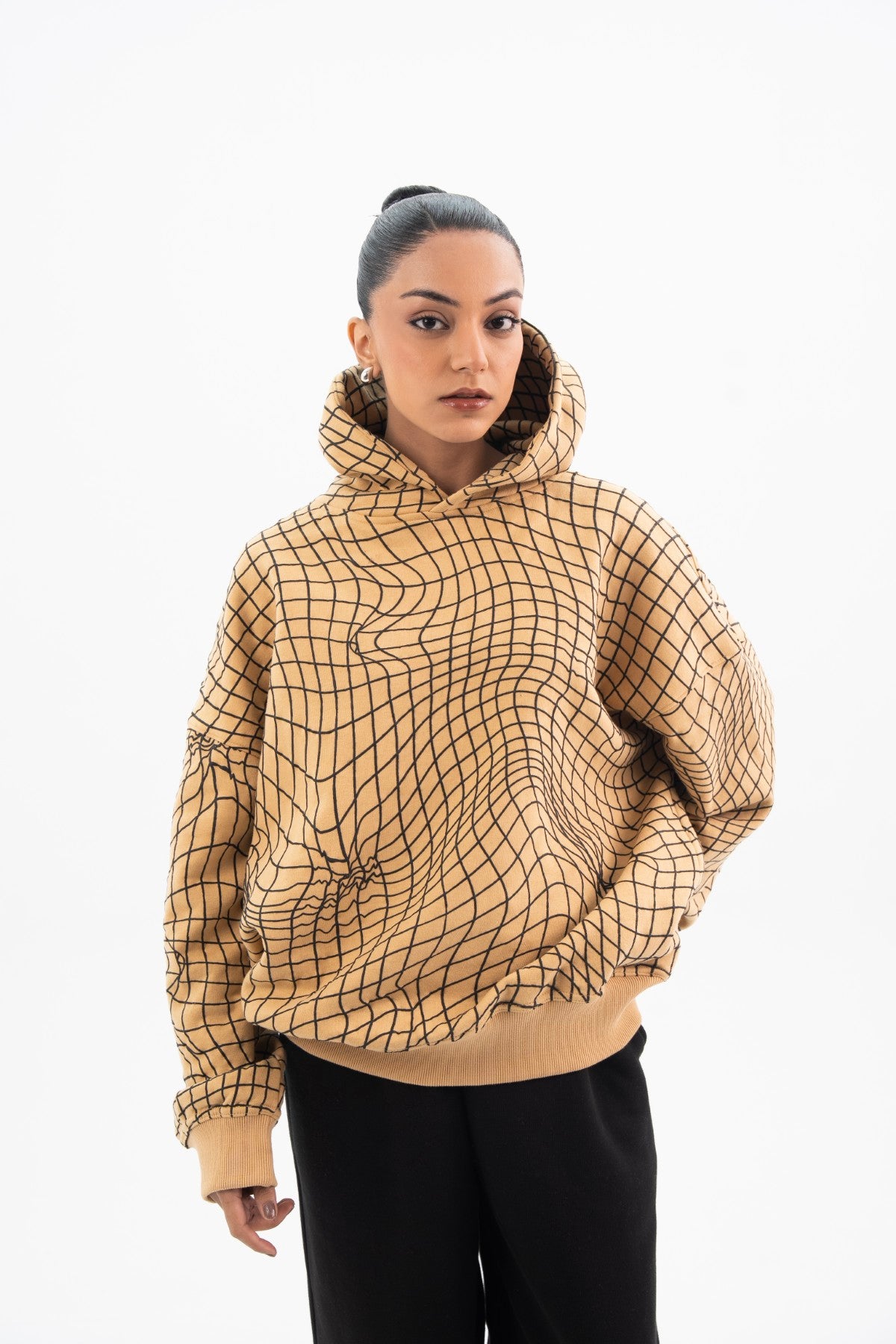 Puff Printed Hoodie - Women Main image