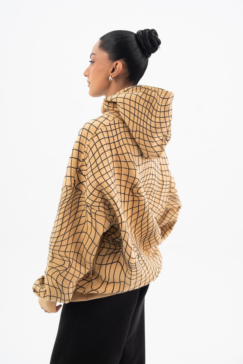 Puff Printed Hoodie - Women