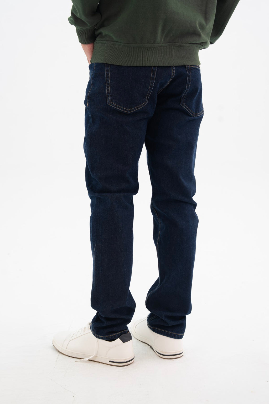 Dark Blue Denim Jeans