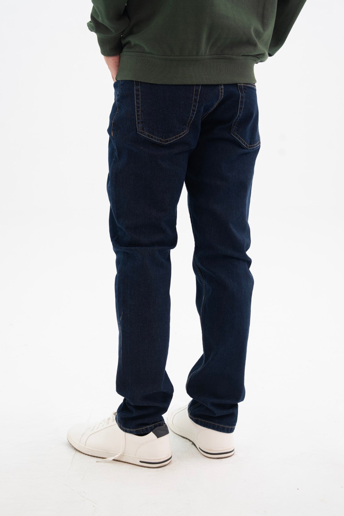 Dark Blue Denim Jeans