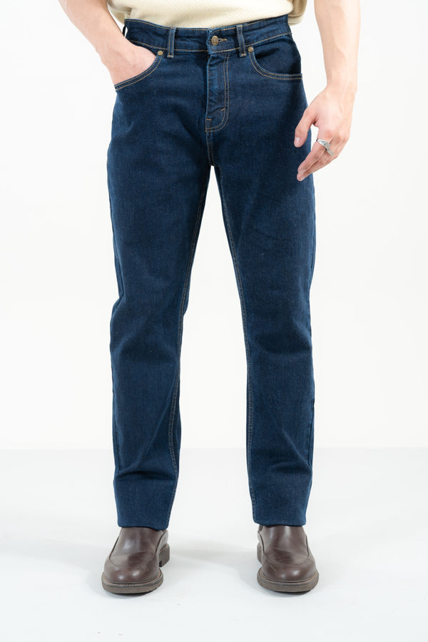 Dark Blue Denim Jeans