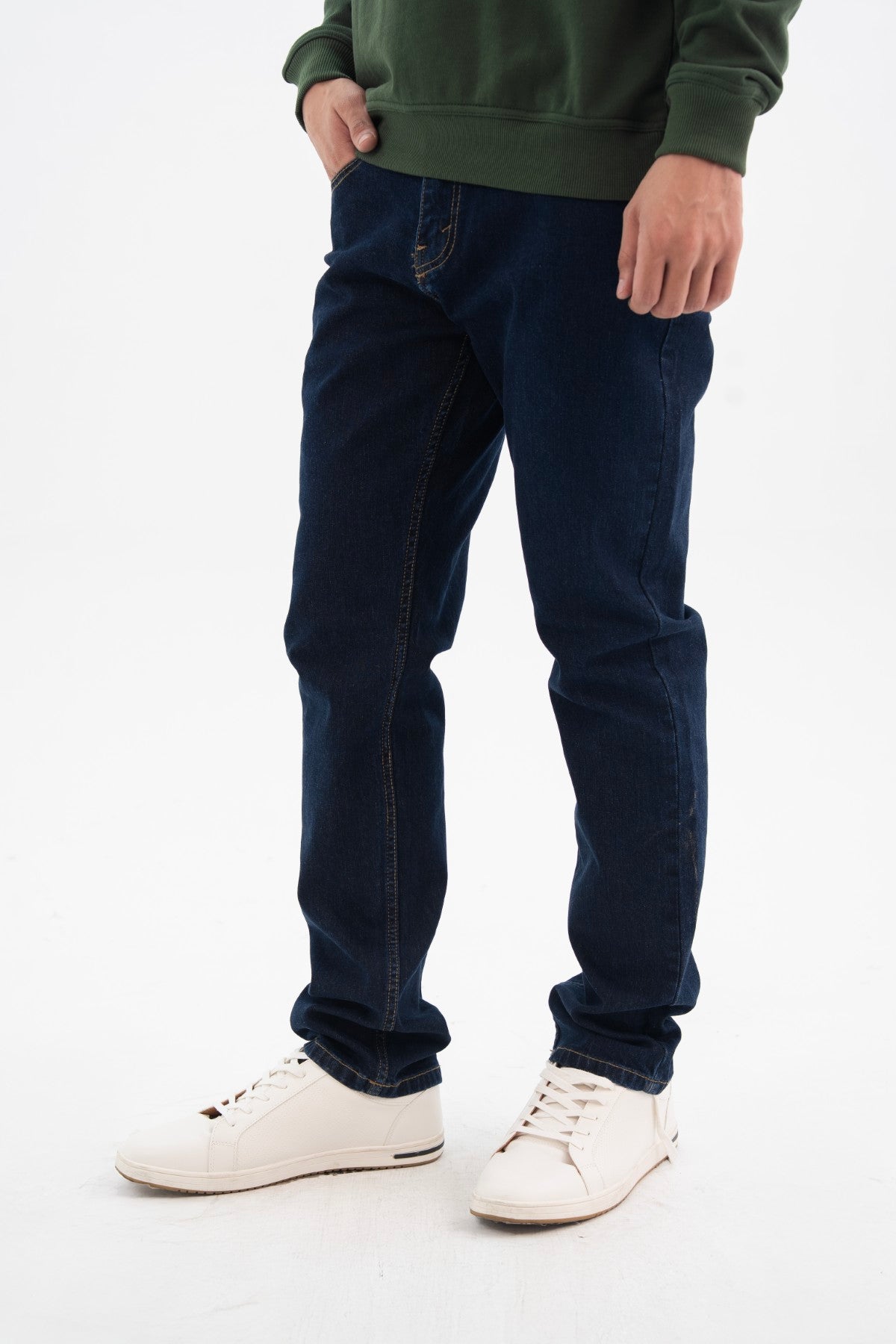 Dark Blue Denim Jeans Main image