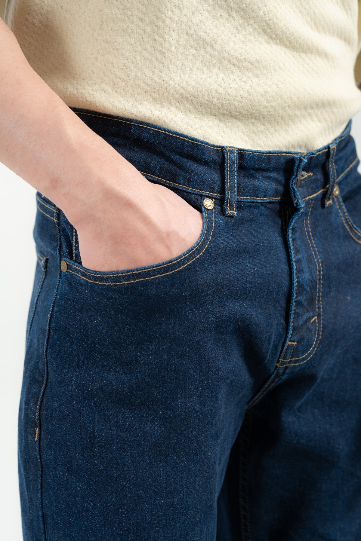 Dark Blue Denim Jeans