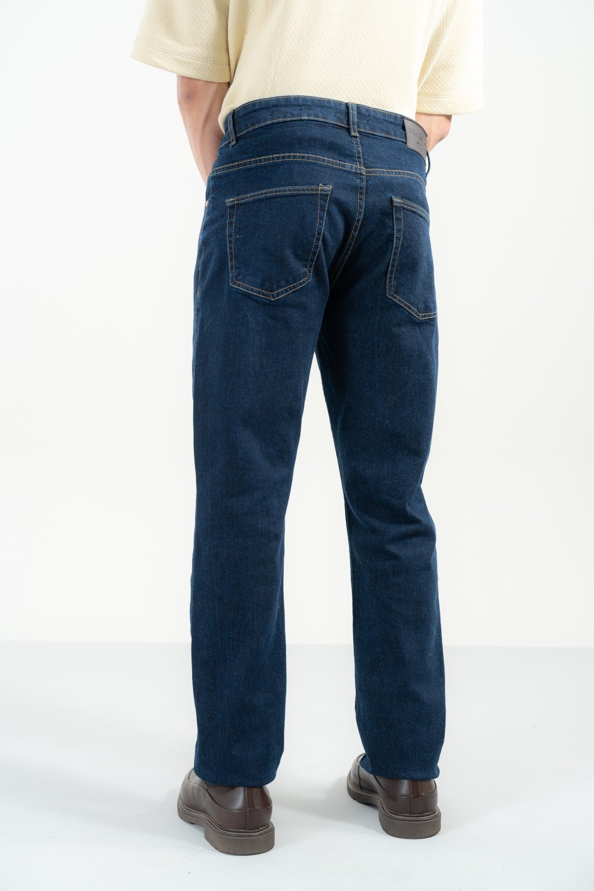 Dark Blue Denim Jeans Secondary image