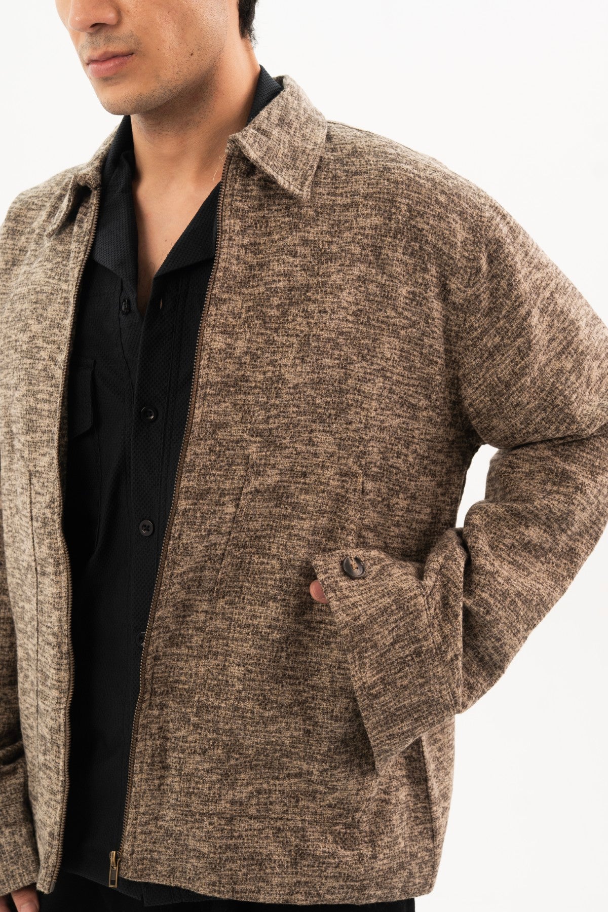 Bronze Brown Shacket