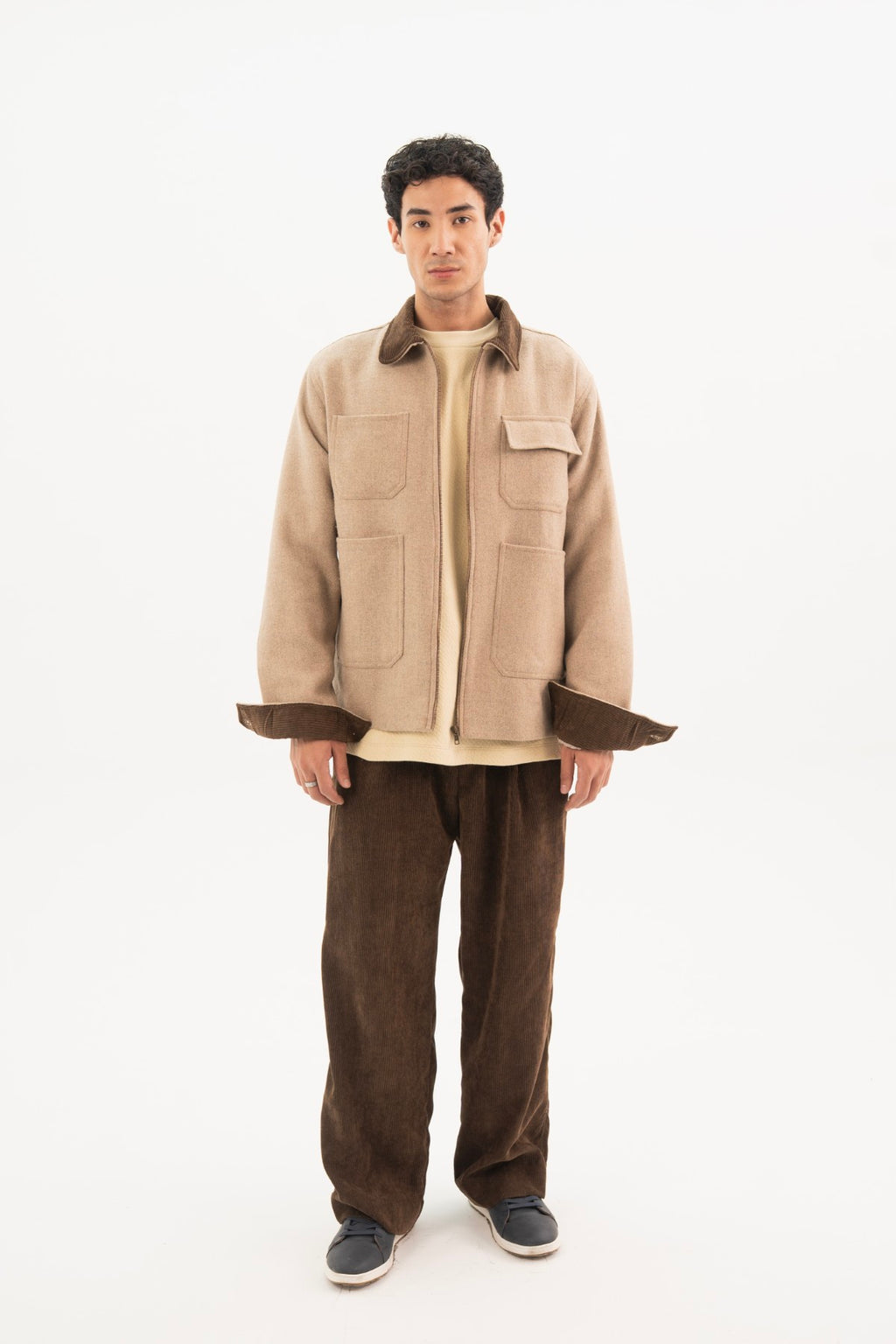 Powder Puff Wool Shacket