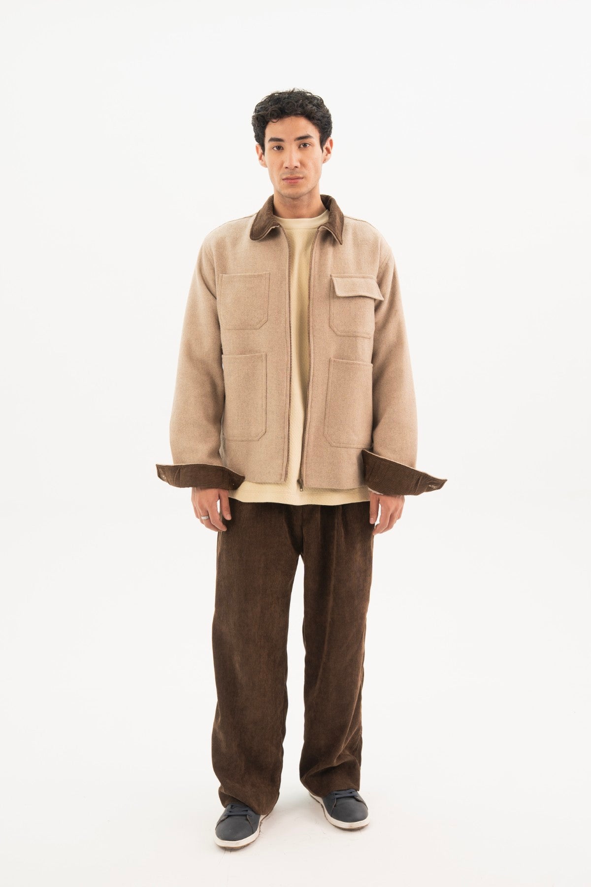 Powder Puff Wool Shacket