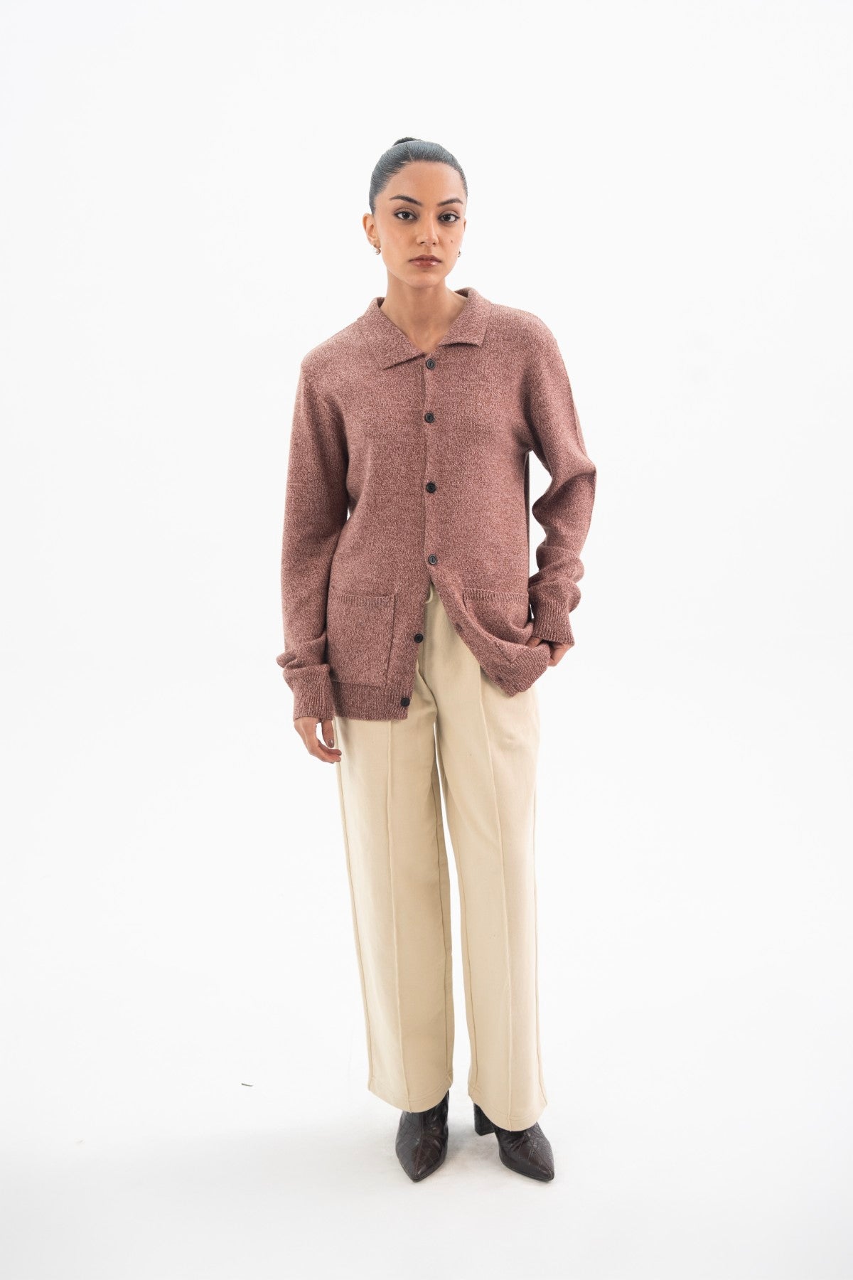 Knitted Cardigan - Women