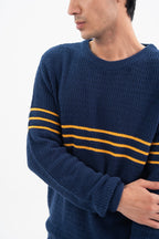 Knitted Sweatshirt With Stripes