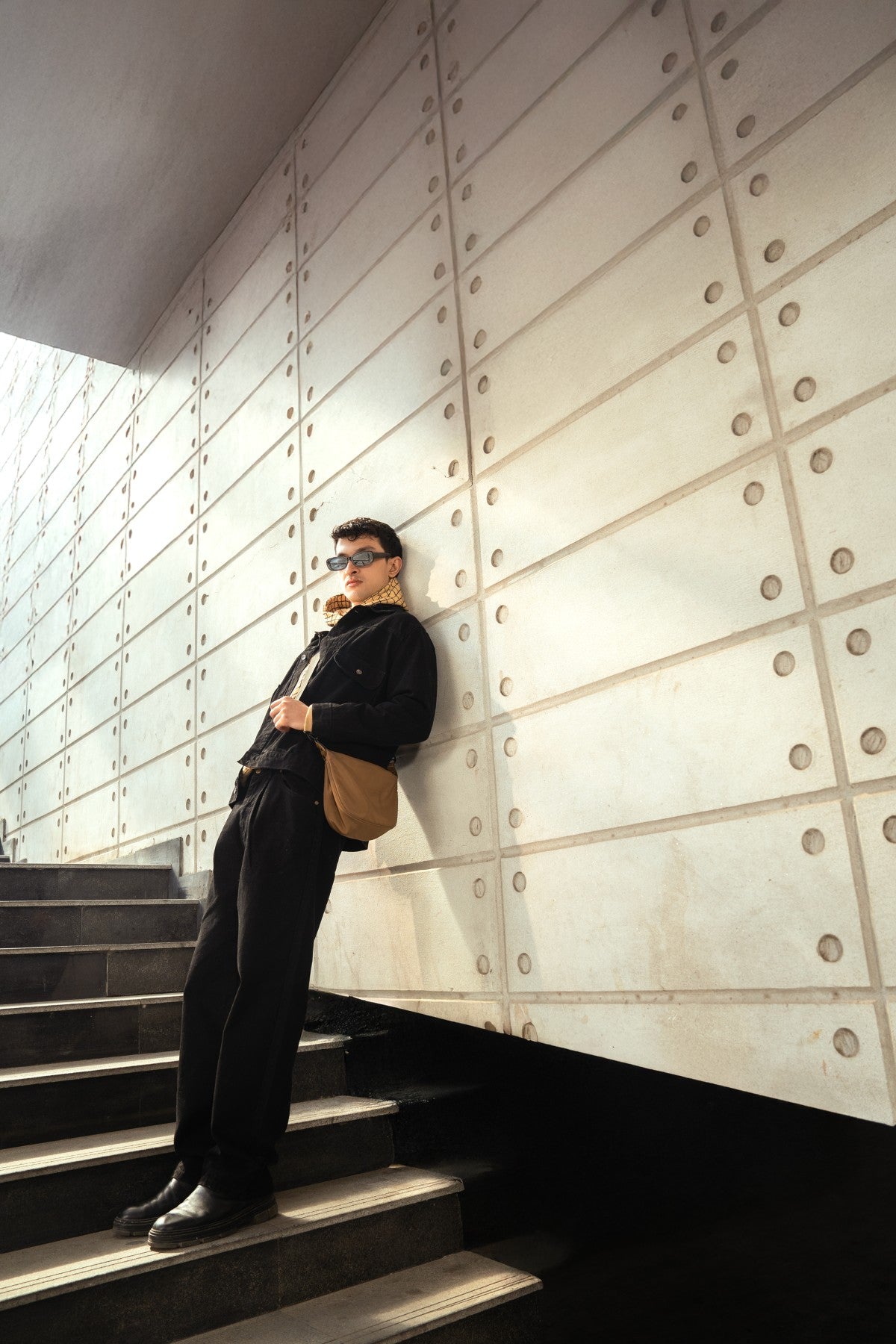 Black Denim Trucker Jacket