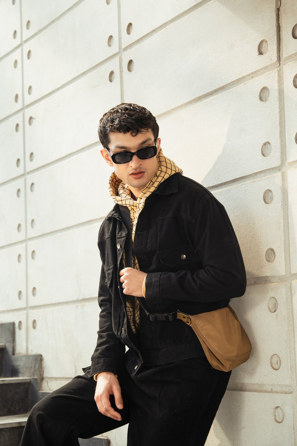 Black Denim Trucker Jacket