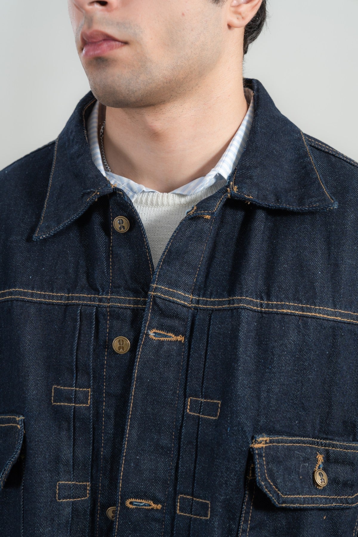 Blue Denim Trucker Jacket Secondary image