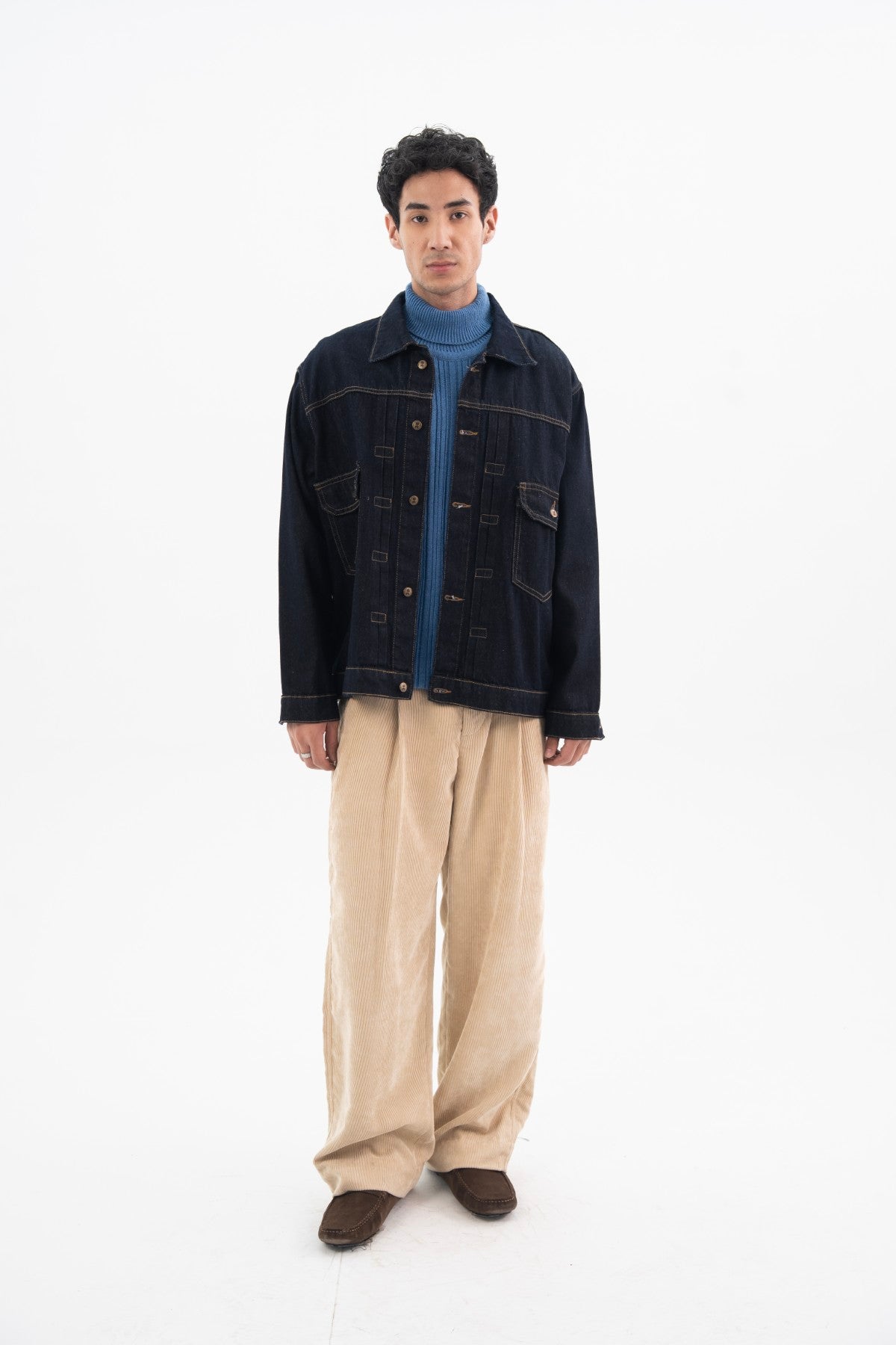 Blue Denim Trucker Jacket Main image