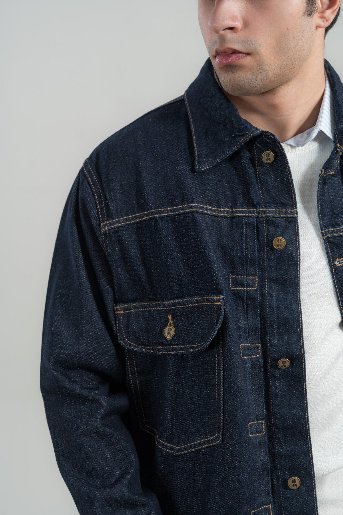 Blue Denim Trucker Jacket