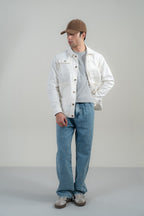 White Trucker Jacket